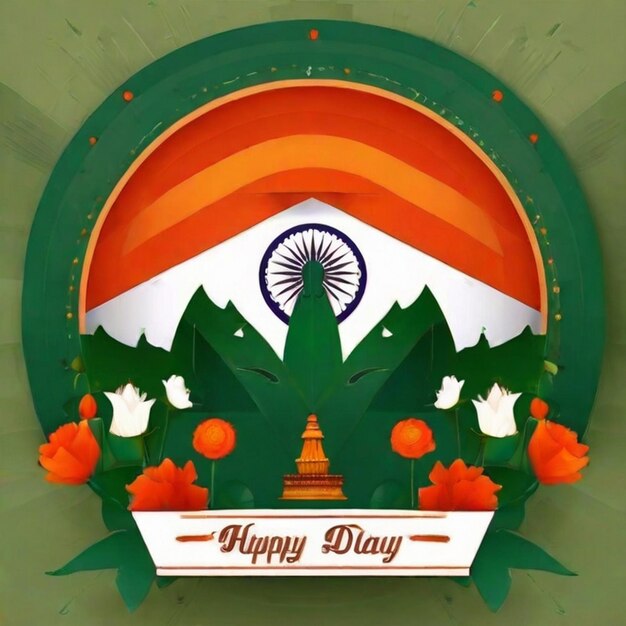 Happy Republic Day 2024 banner