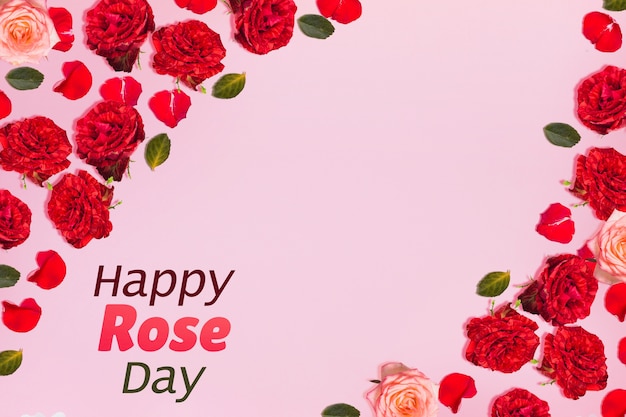 Happy rose day celebration