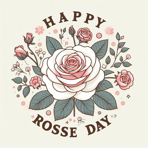 Photo happy rose day