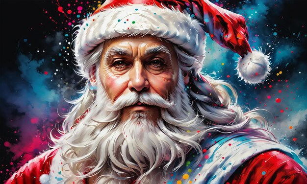 Happy Santa Claus illustration