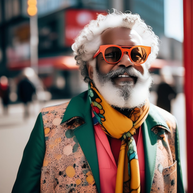 happy senior businessman in eyeglasseshappy senior businessman in eyeglasses