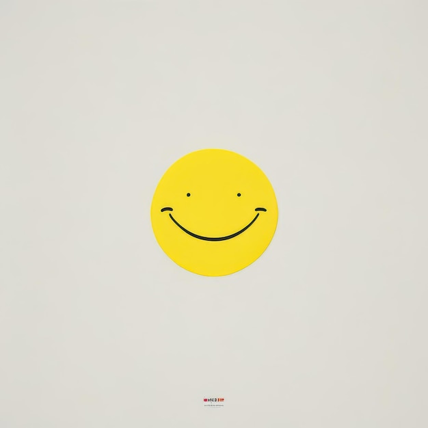 Happy smiley emoji yellow Generative AI