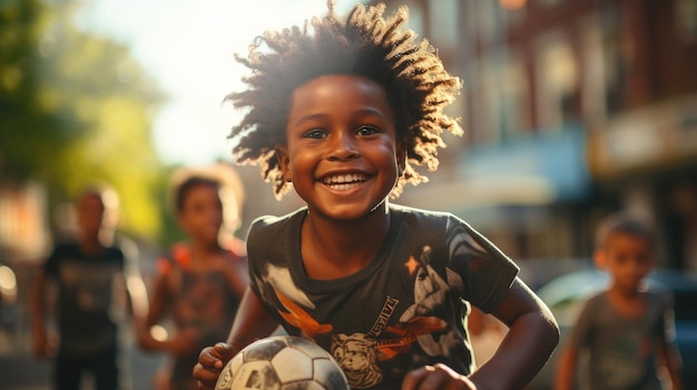 Happy and smiling children