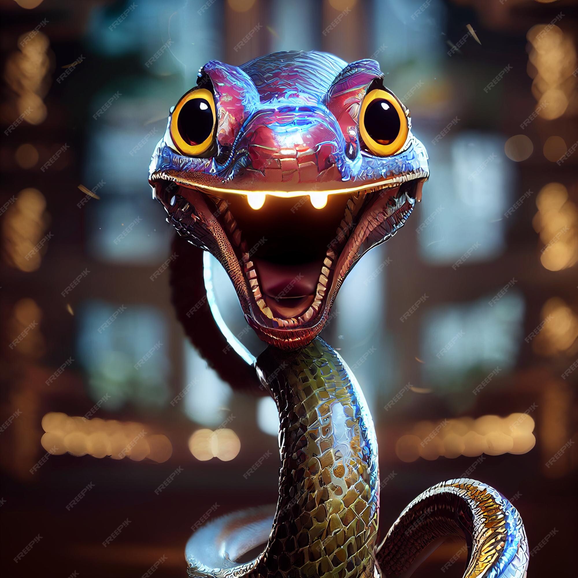 3d render snake hi-res stock photography and images - Alamy