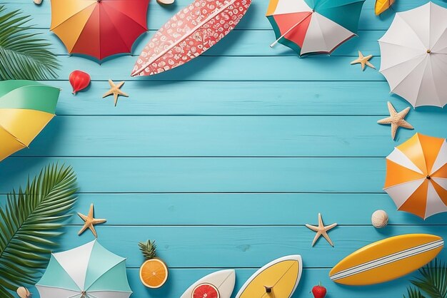 Photo happy summer background