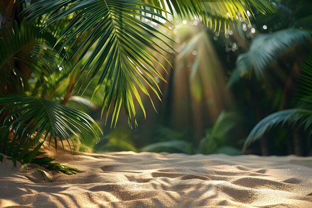 写真 幸せな夏 夏のビーチ 背景 砂と海と青い空