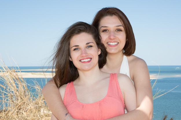 Happy summer vacation  summer woman portrait