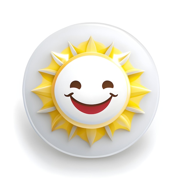 happy sun vector illustration