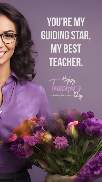 Happy Teacher's Day Your unwavering dedication and guidance light our paths to success