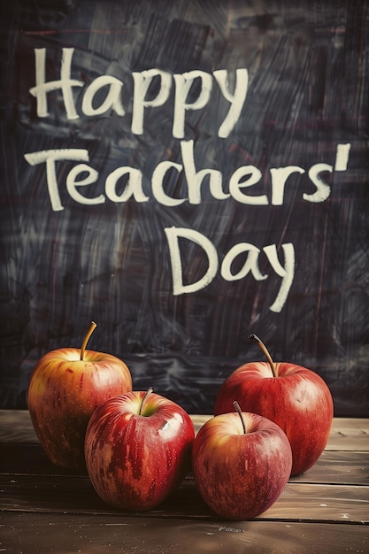 Photo happy teachers day template