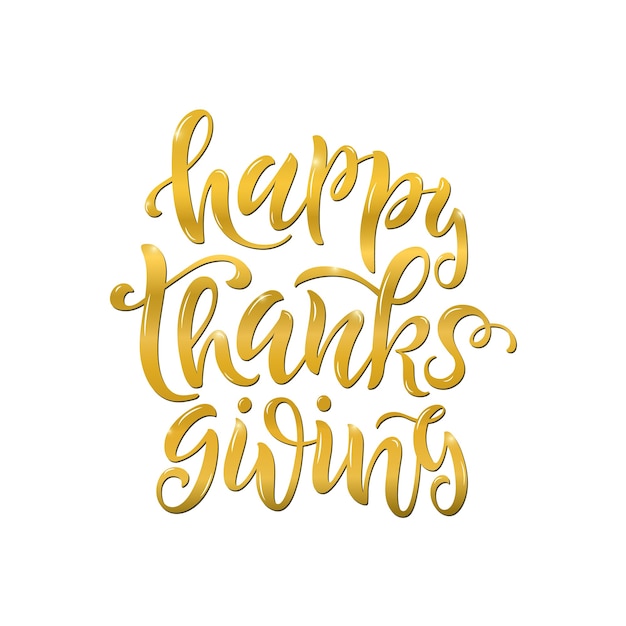 Happy Thanksgiving belettering