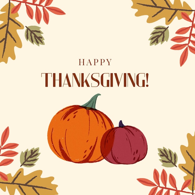 happy thanksgiving day instagram post
