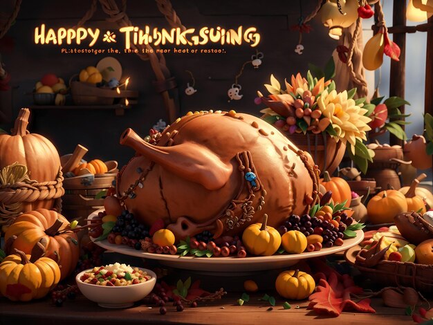 Happy Thanksgiving Day Thanksgiving And The Harvest Feast Celebration