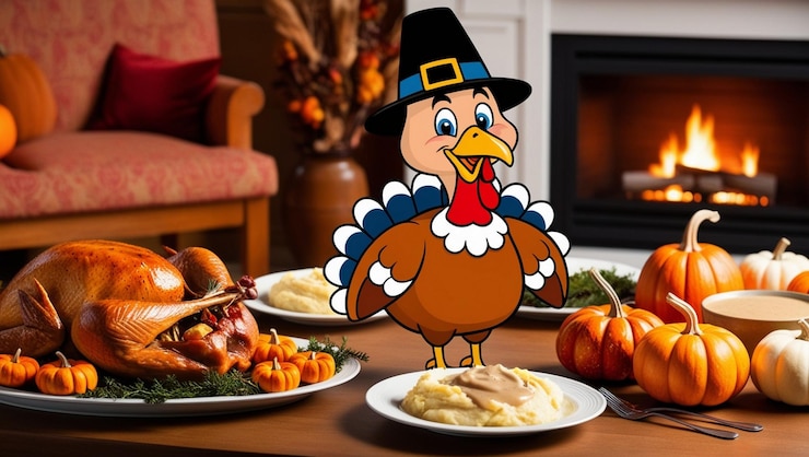 Photo happy thanksgiving day