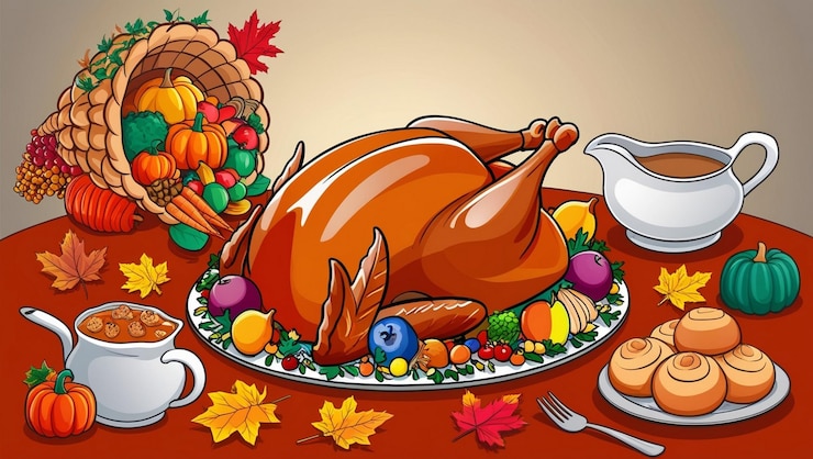 Photo happy thanksgiving day
