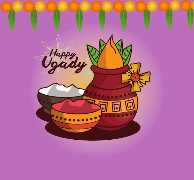 Happy Ugadi Festival Indian Culture festival 2024 Gudi Padwa