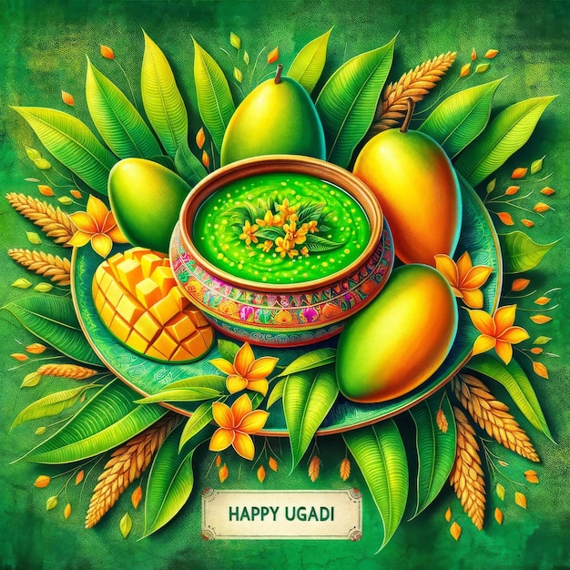 Photo happy ugadi poster