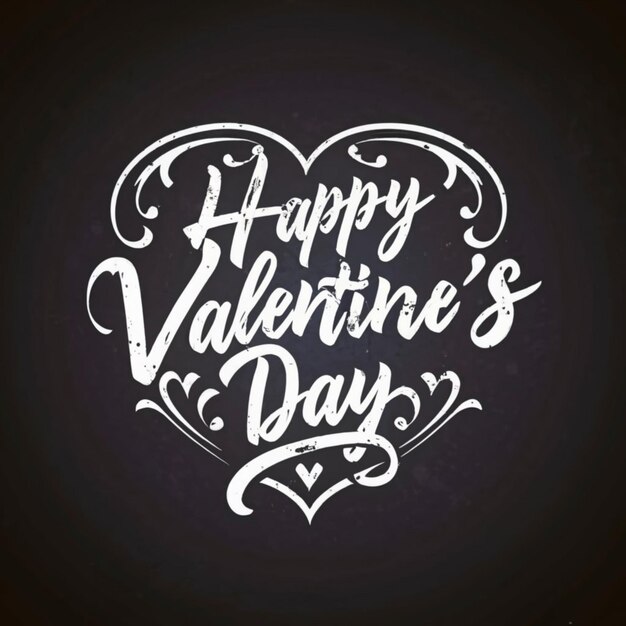 Happy valentine day illustration