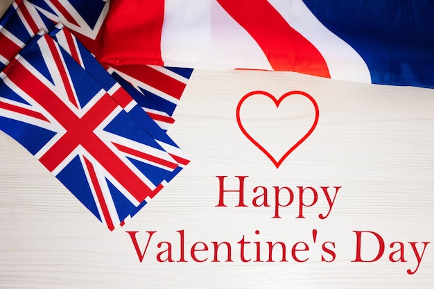 Foto happy valentine's day brits vakantieconcept vakantie in het verenigd koninkrijk