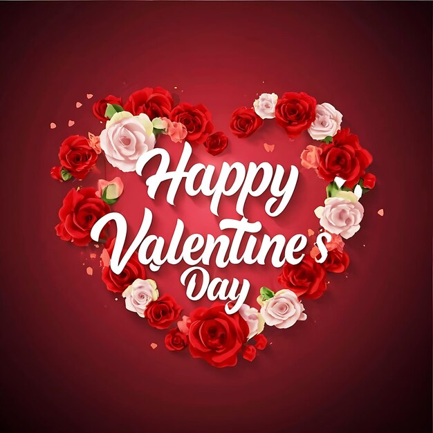 Foto arte di happy valentines