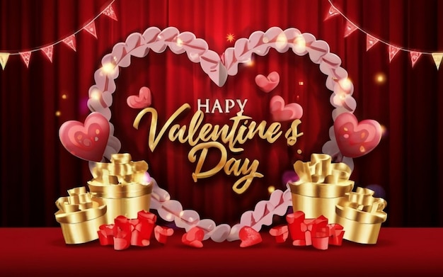 Happy Valentines day background