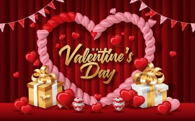 Happy Valentines day background