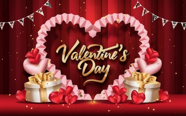 Happy Valentines day background