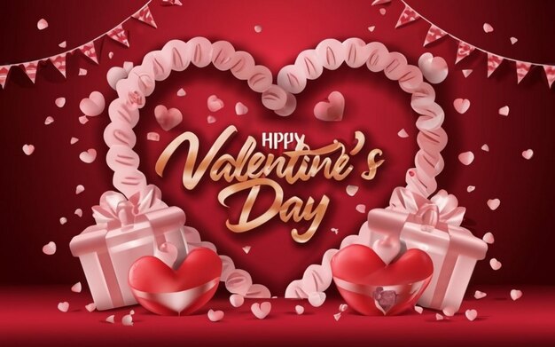 Happy Valentines day background