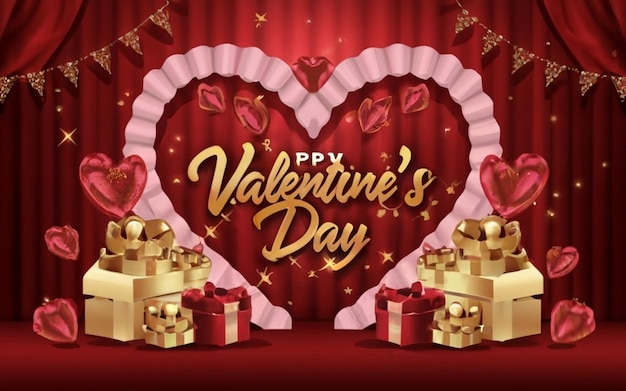 Happy Valentines day background