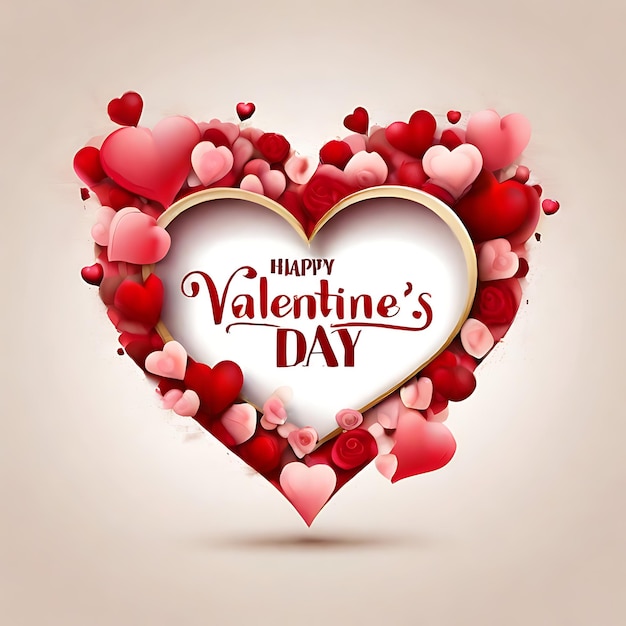 Happy Valentines day celebration flyersai generated