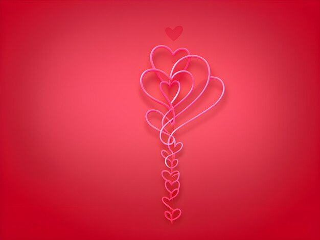Happy valentines day stylish love background design abstract heart heart background