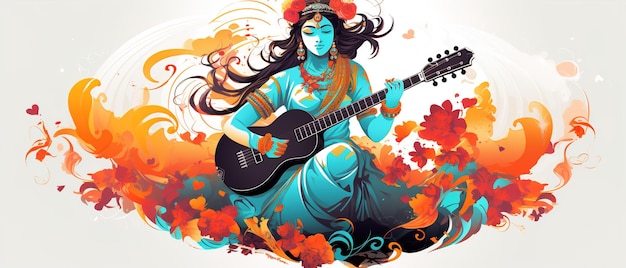 Happy Vasant Panchami Background