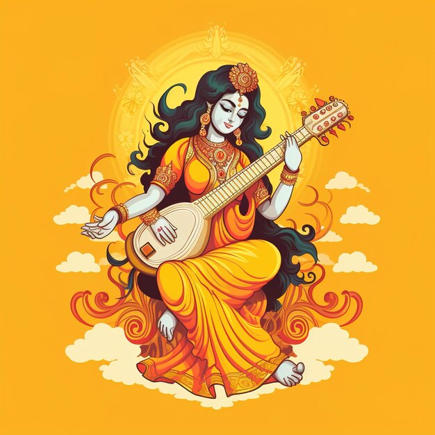 Happy Vasant Panchami Background