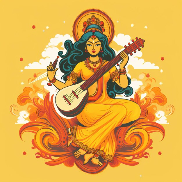 Happy Vasant Panchami Background