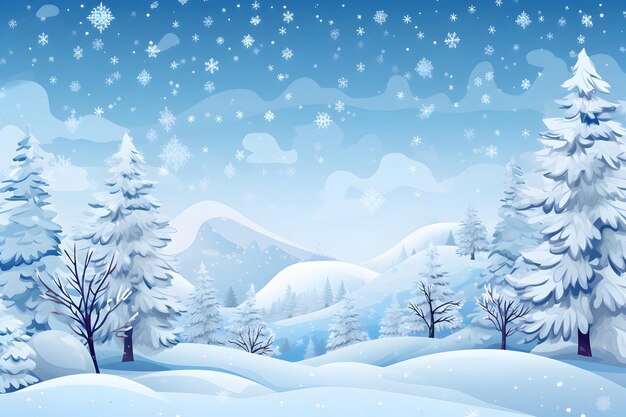 Happy Winter Background