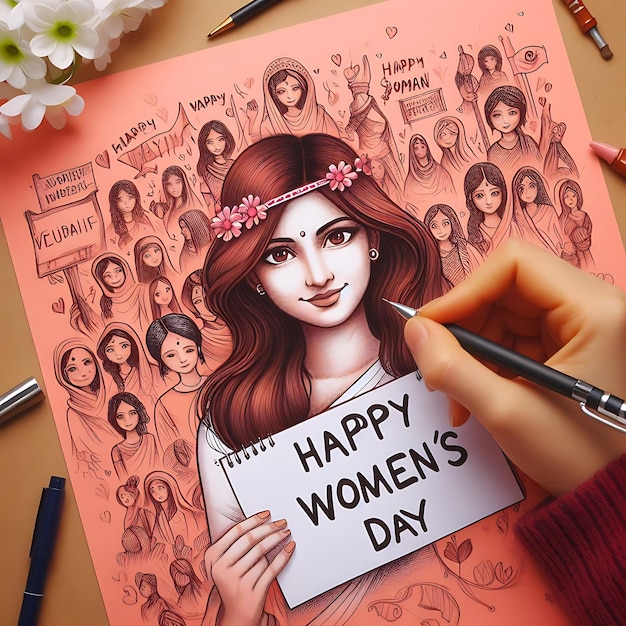 Photo happy womans day