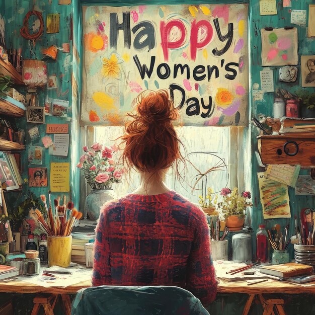 Photo happy womens day