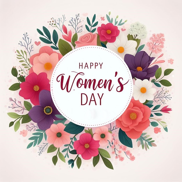 Photo happy womens day