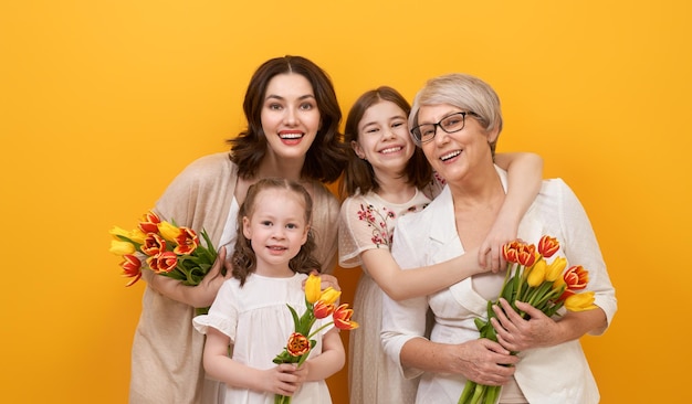 写真 女性の日おめでとう