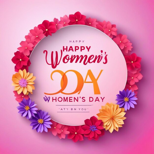 Photo happy womens day