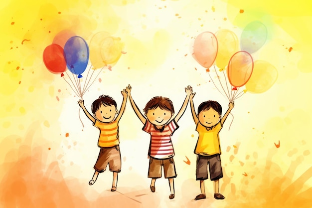 Создана концепция счастливого всемирного дня защиты детей