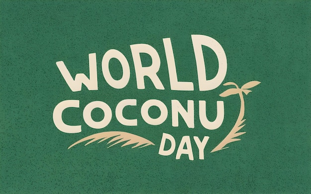 Happy world coconut day