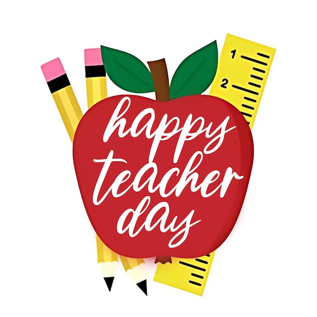 Photo happy world teacher day