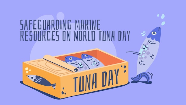 Happy world tuna day celebration