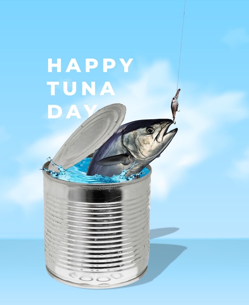 Photo happy world tuna day celebration