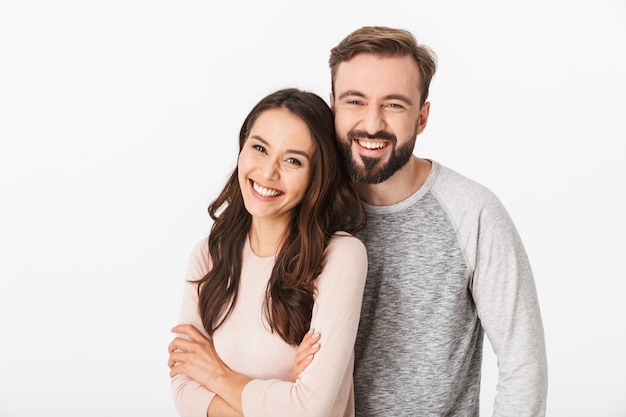 Happy young loving couple 