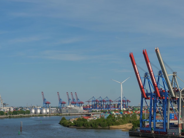 the harbor of Hamburg