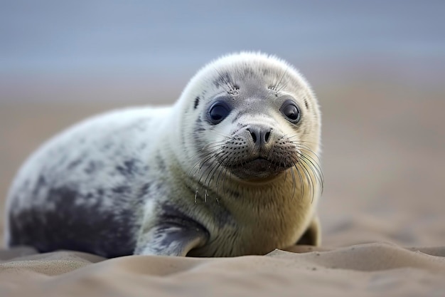 Harbor seal cub