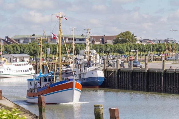 Harbour scenery in Buesum