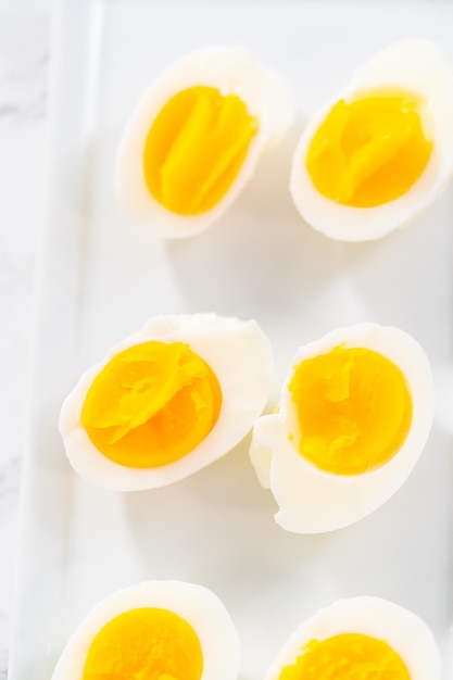 Hard boiled eggs